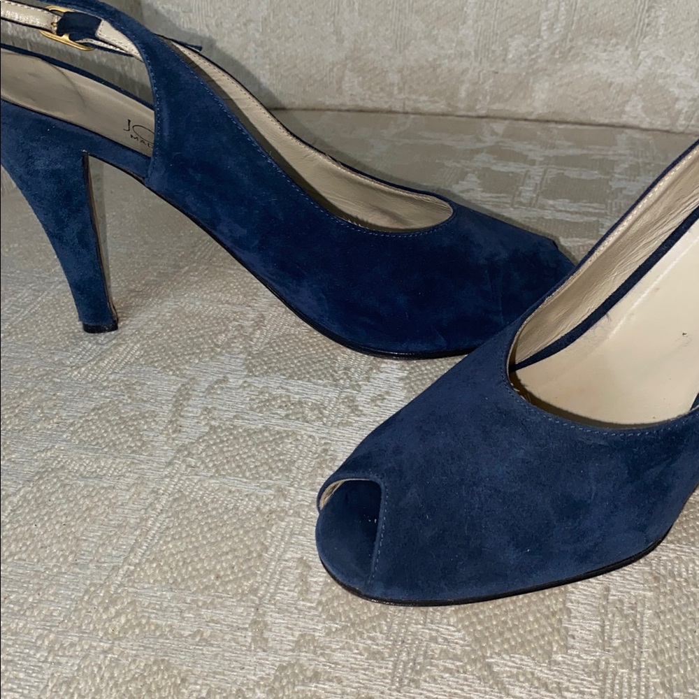 JONATHAN peep toe leather heels - Picture 11 of 11